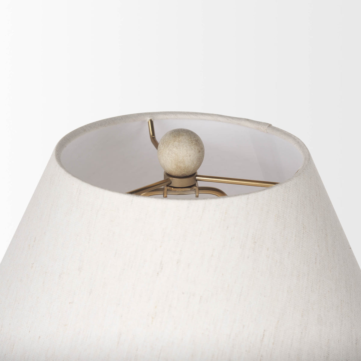 MERCANA MARVIN TAUPE CERAMIC TABLE LAMP 70167