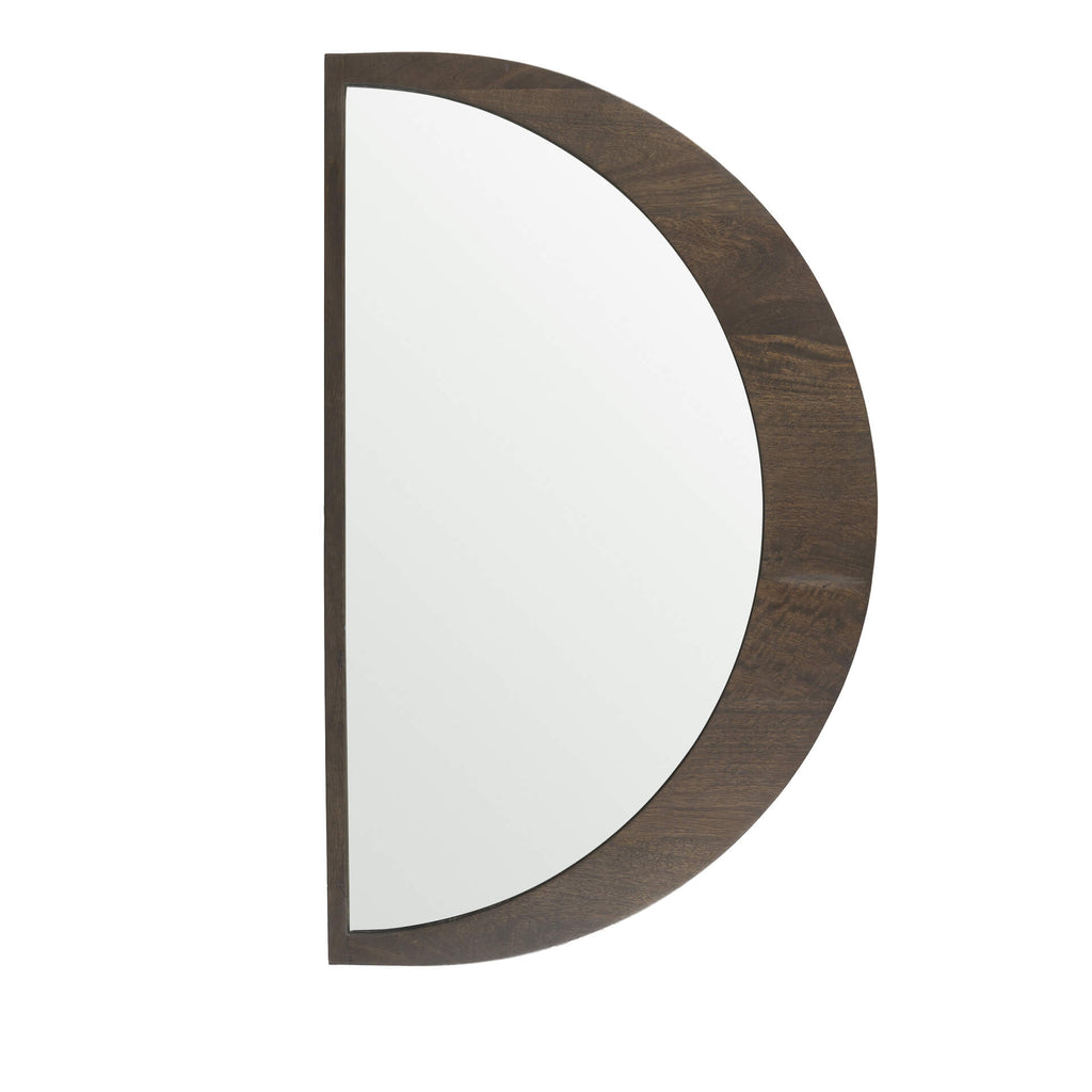 MERCANA CELESTE DARK BROWN WOOD SMALL MIRROR 70138