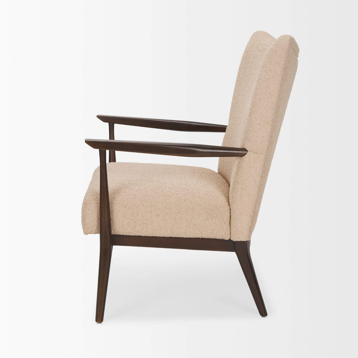 MERCANA ARGENT BEIGE BOUCLE ACCENT CHAIR 70426
