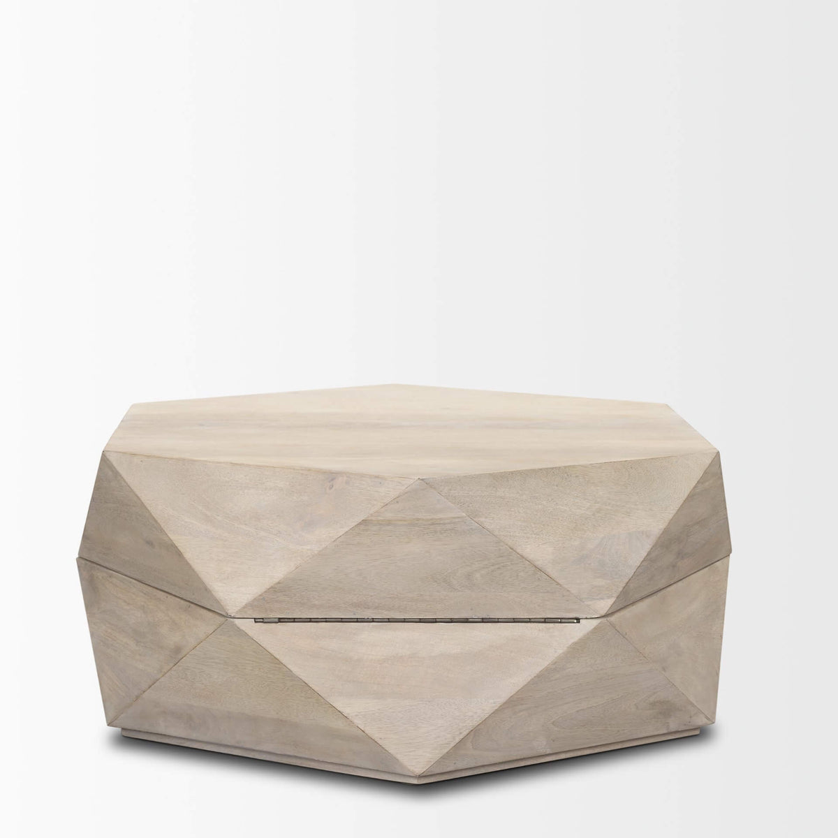 MERCANA ARRETO HEXAGONAL NATURAL WOOD COFFEE TABLE 70568