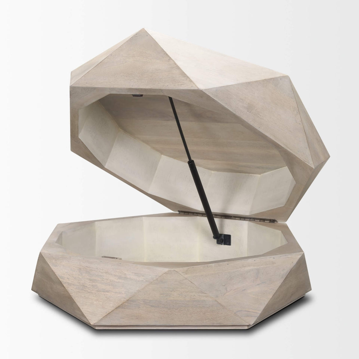MERCANA ARRETO HEXAGONAL NATURAL WOOD COFFEE TABLE 70568