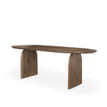 MERCANA ISLA DARK BROWN WOOD DINING TABLE 70559-AB