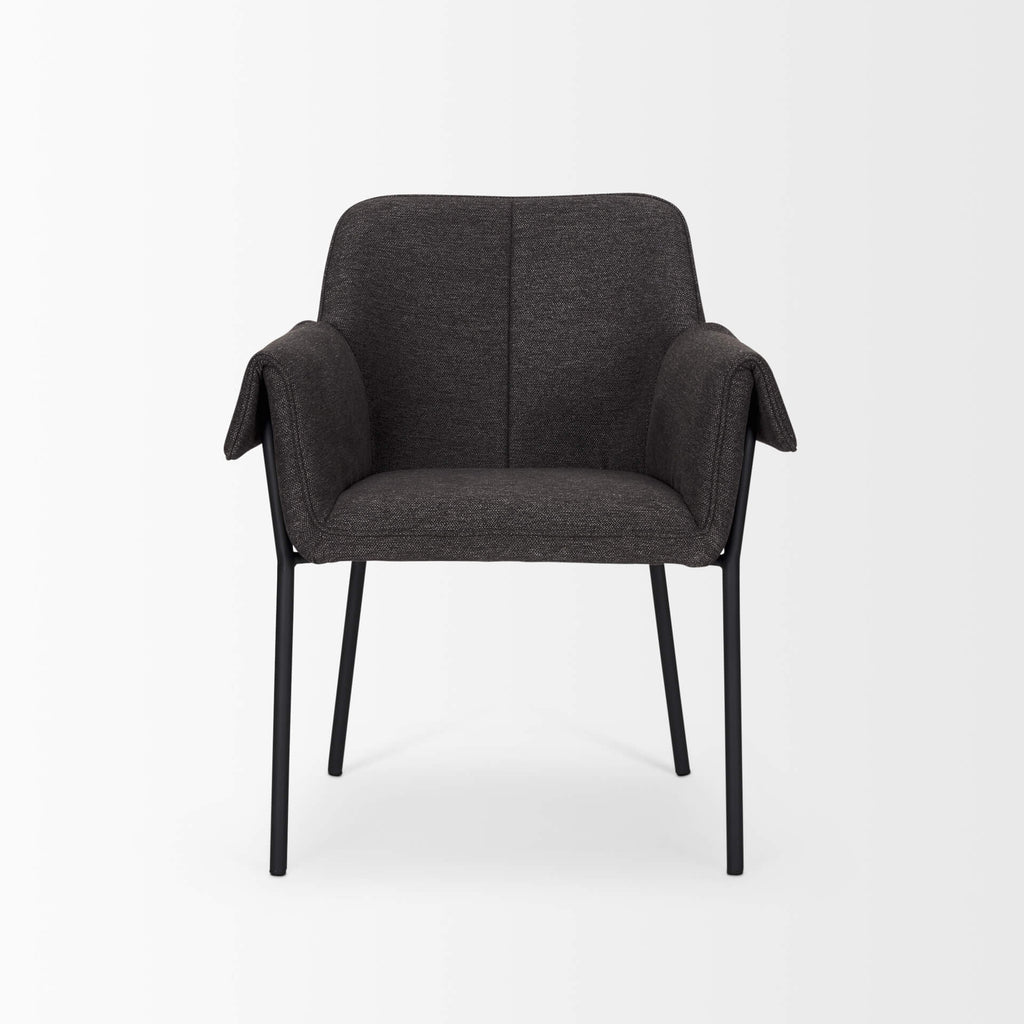 MERCANA BRENTLY DINING CHAIR GRAY FABRIC (SET OF TWO) 70249