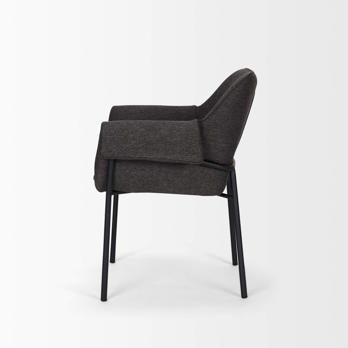 MERCANA BRENTLY DINING CHAIR GRAY FABRIC (SET OF TWO) 70249