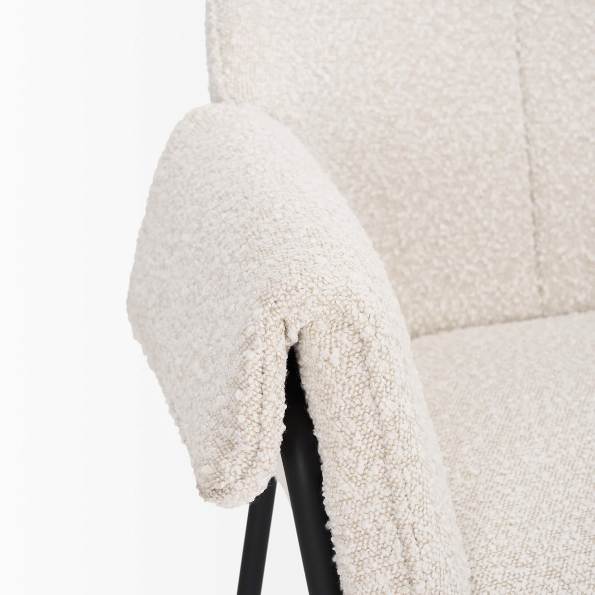 MERCANA BRENTLY DINING CHAIR CREAM FABRIC (SET OF TWO) 70250