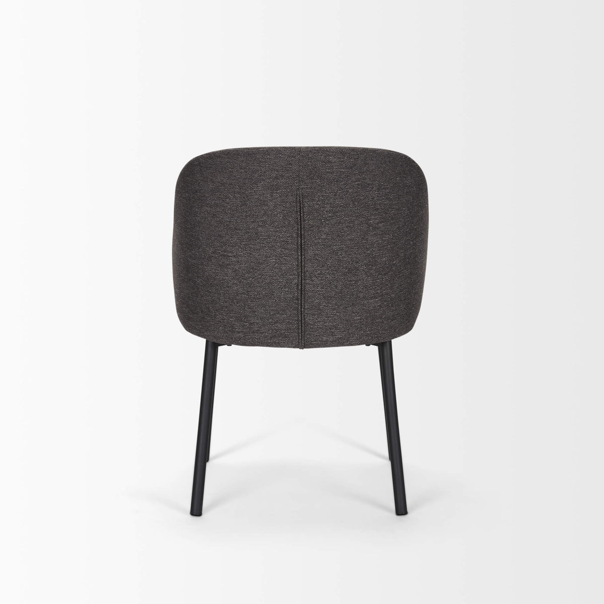 MERCANA SHANNON DINING CHAIR DARK GRAY FABRIC SET OF TWO 70255