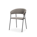 MERCANA CAROLYN DINING CHAIR GRAY FABRIC SET OF TWO 70465