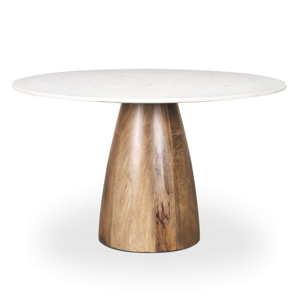 MERCANA ALLYSON 48" MARBLE TOP DINING TABLE 70565-AB
