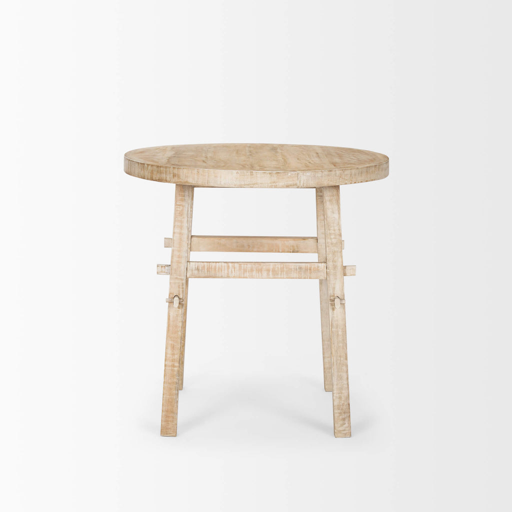 MERCANA ROSIE LARGE BLONDE WOOD END TABLE 70488