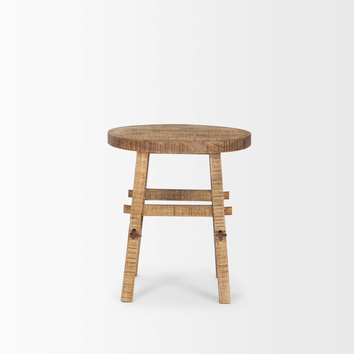 MERCANA ROSIE SMALL BROWN WOOD END TABLE 70494