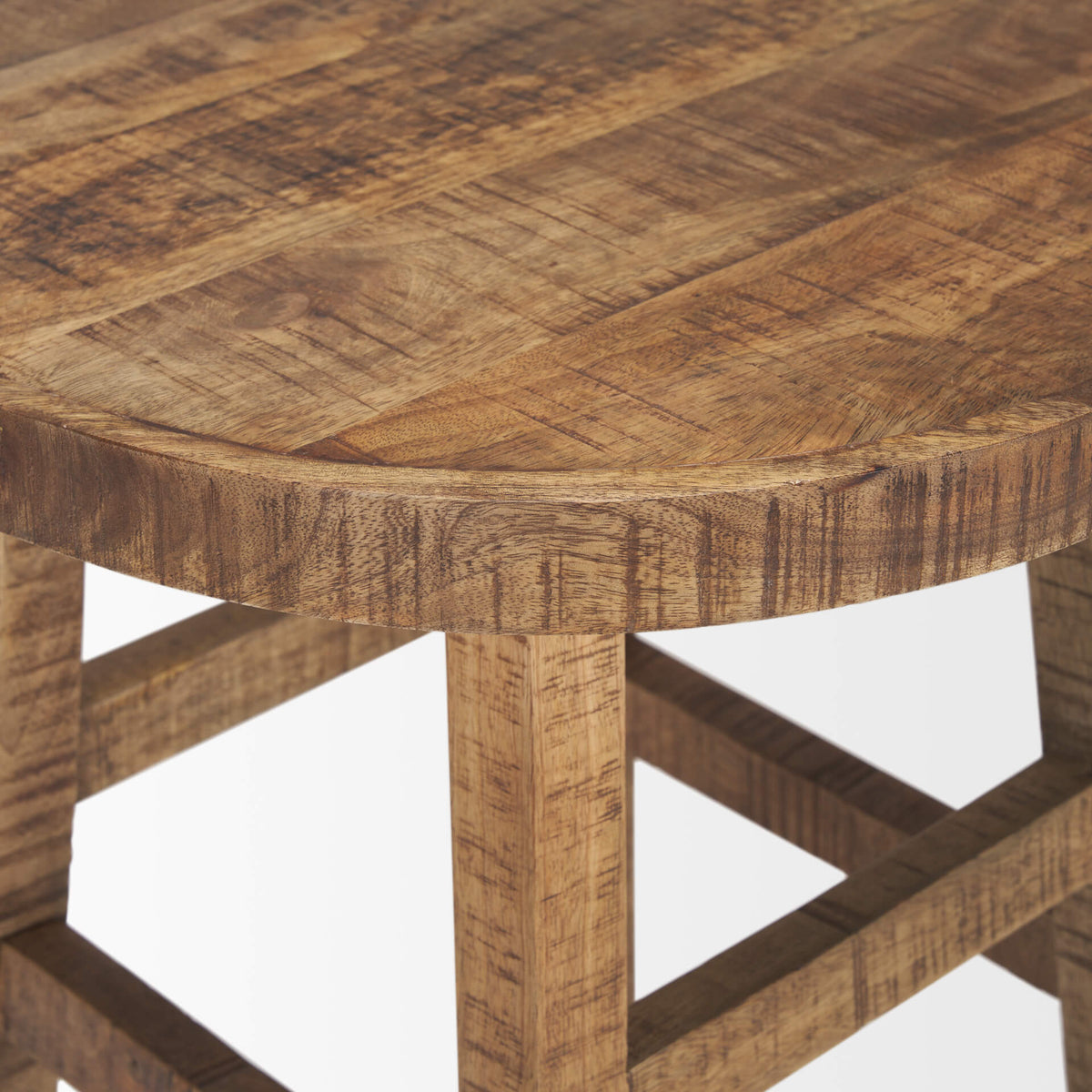MERCANA ROSIE SMALL BROWN WOOD END TABLE 70494