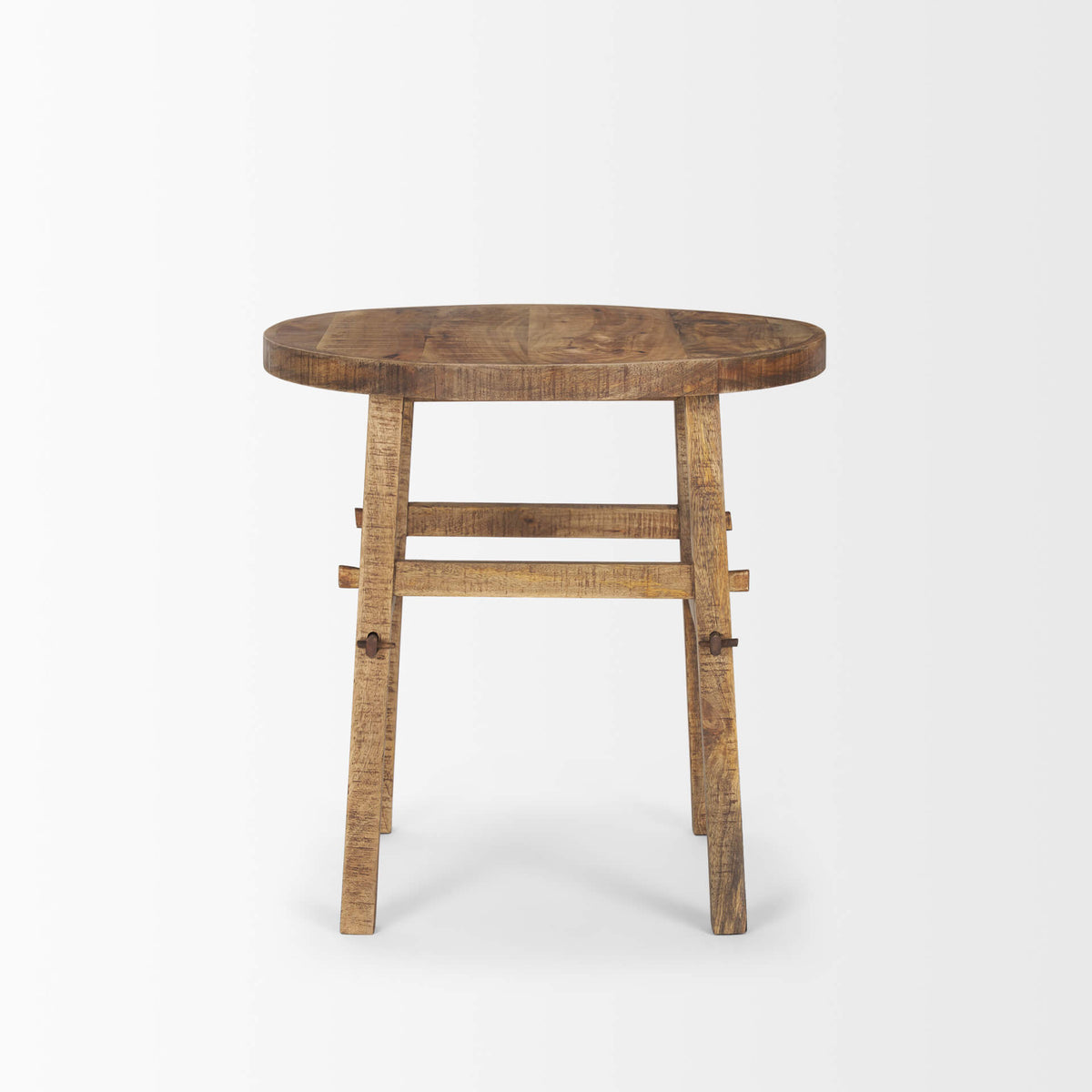 MERCANA ROSIE LARGE BROWN WOOD END TABLE 70495