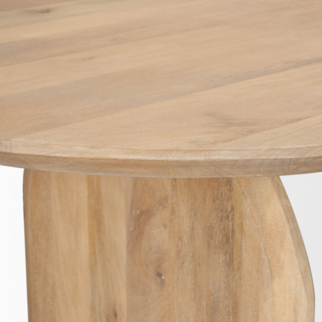MERCANA ISLA LIGHT BROWN WOOD DINING TABLE 70560-AB