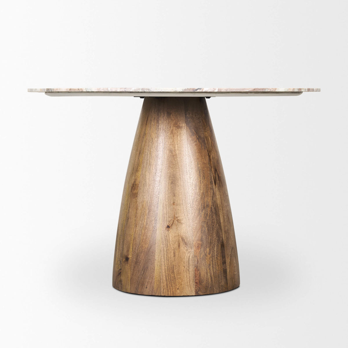 MERCANA ALLYSON 42" MARBLE TOP DINING TABLE 70564-AB