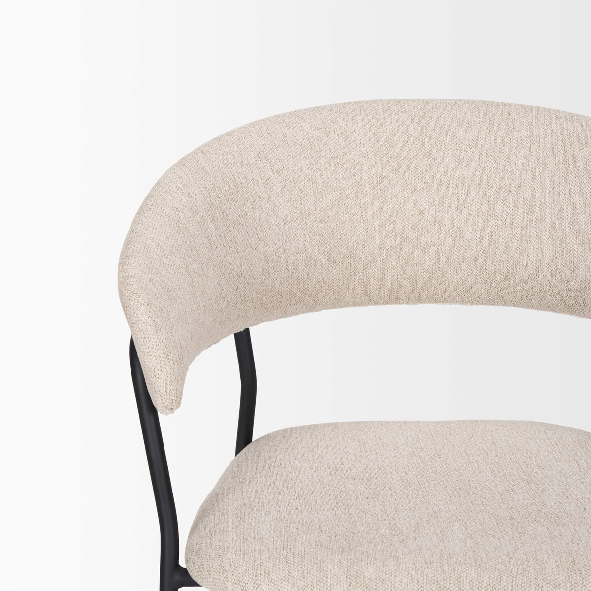 MERCANA CAROLYN DINING CHAIR OATMEAL FABRIC SET OF TWO 70247