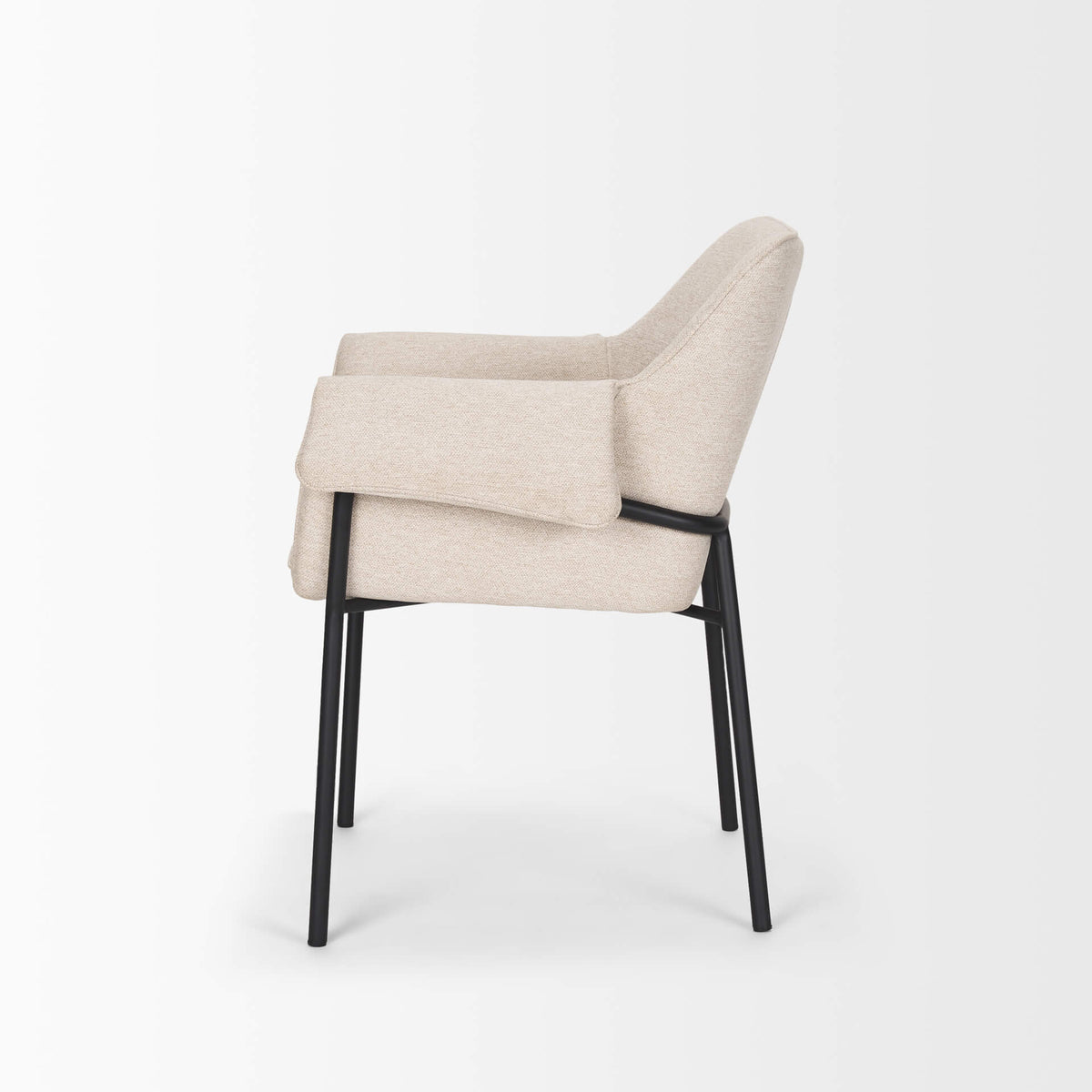 MERCANA BRENTLY DINING CHAIR OATMEAL FABRIC (SET OF TWO) 70248