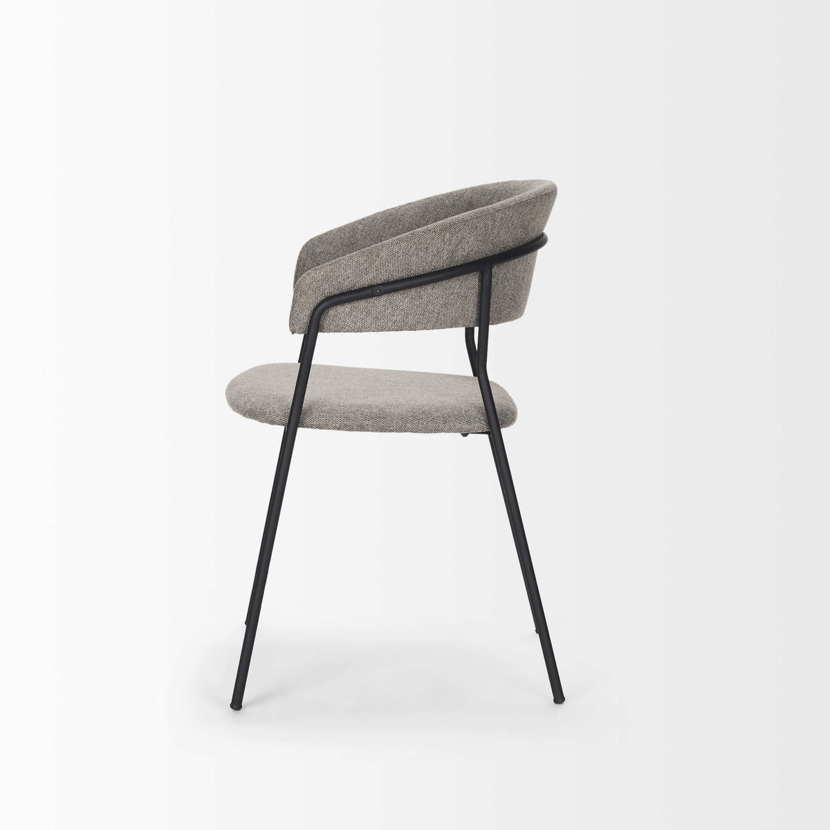 MERCANA CAROLYN DINING CHAIR GRAY FABRIC SET OF TWO 70465