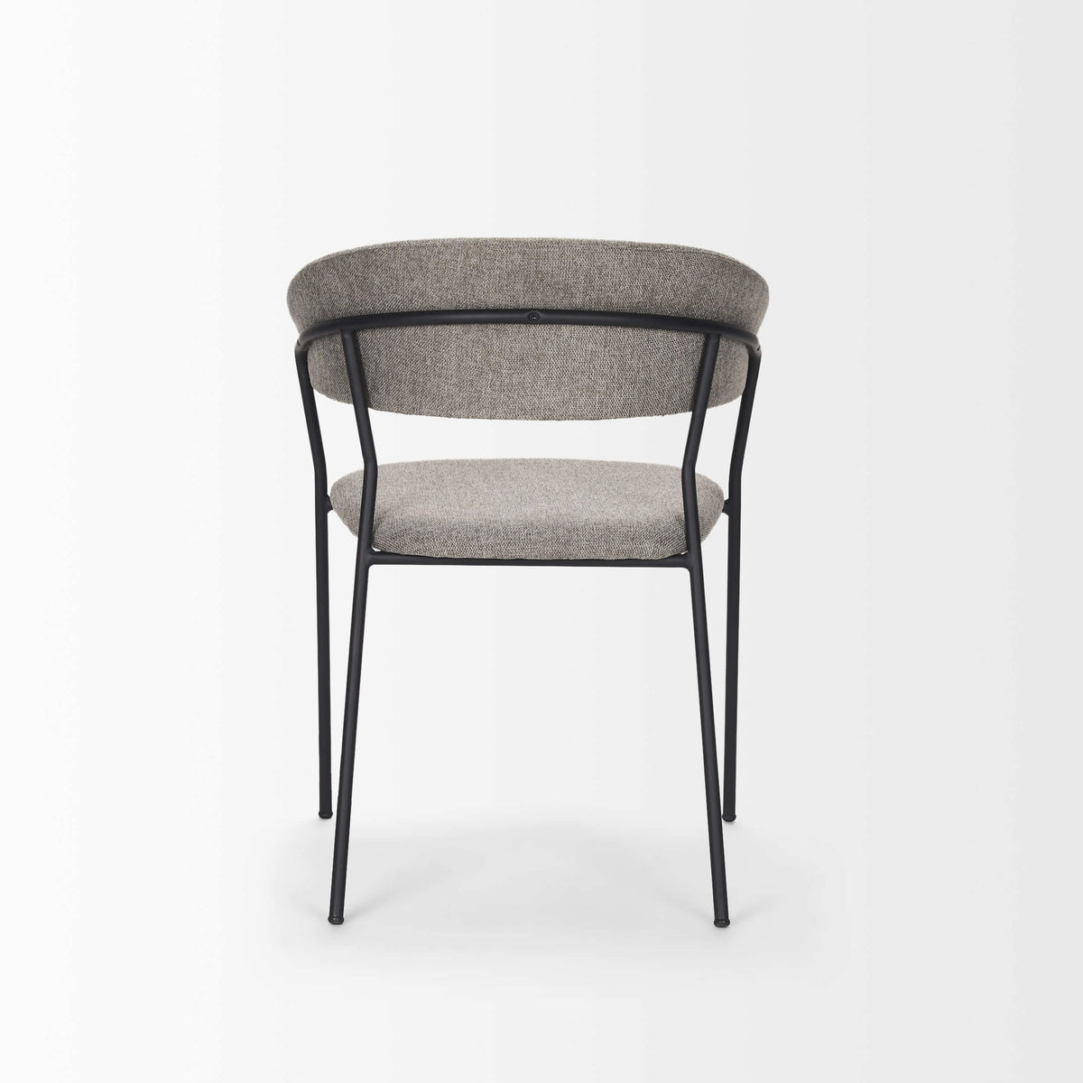 MERCANA CAROLYN DINING CHAIR GRAY FABRIC SET OF TWO 70465