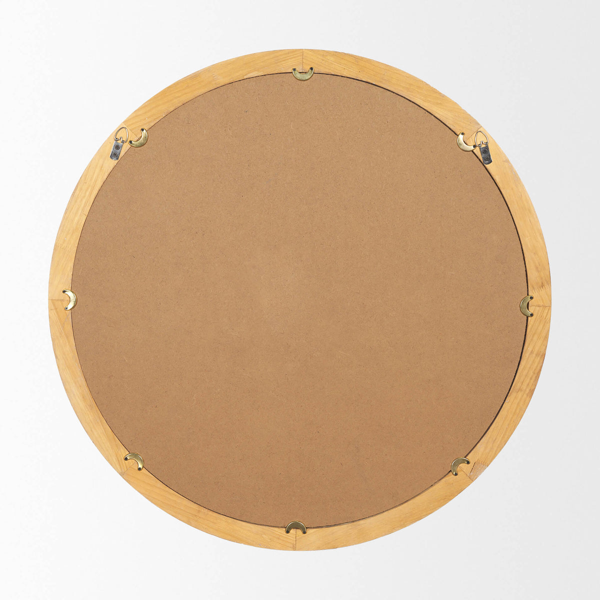 MERCANA ROAN LIGHT BROWN WOOD BEADED MIRROR 70605