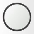 MERCANA ROAN BLACK WOOD BEADED MIRROR 70606