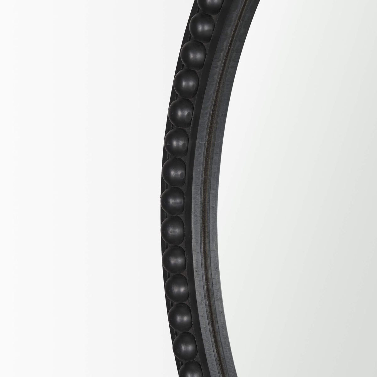 MERCANA ROAN BLACK WOOD BEADED MIRROR 70606
