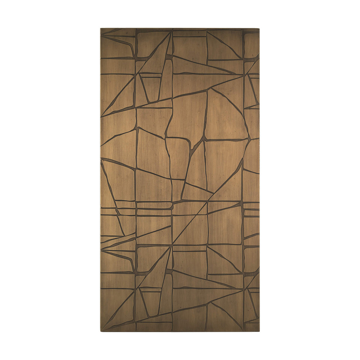 MERCANA ROHO PAINTED GOLD METAL WALL ART 70596