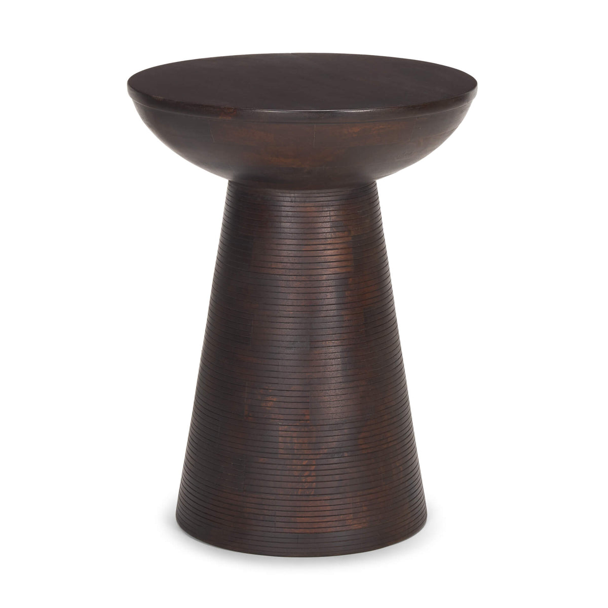 MERCANA NOVELL WOOD PEDESTAL ACCENT TABLE 70510