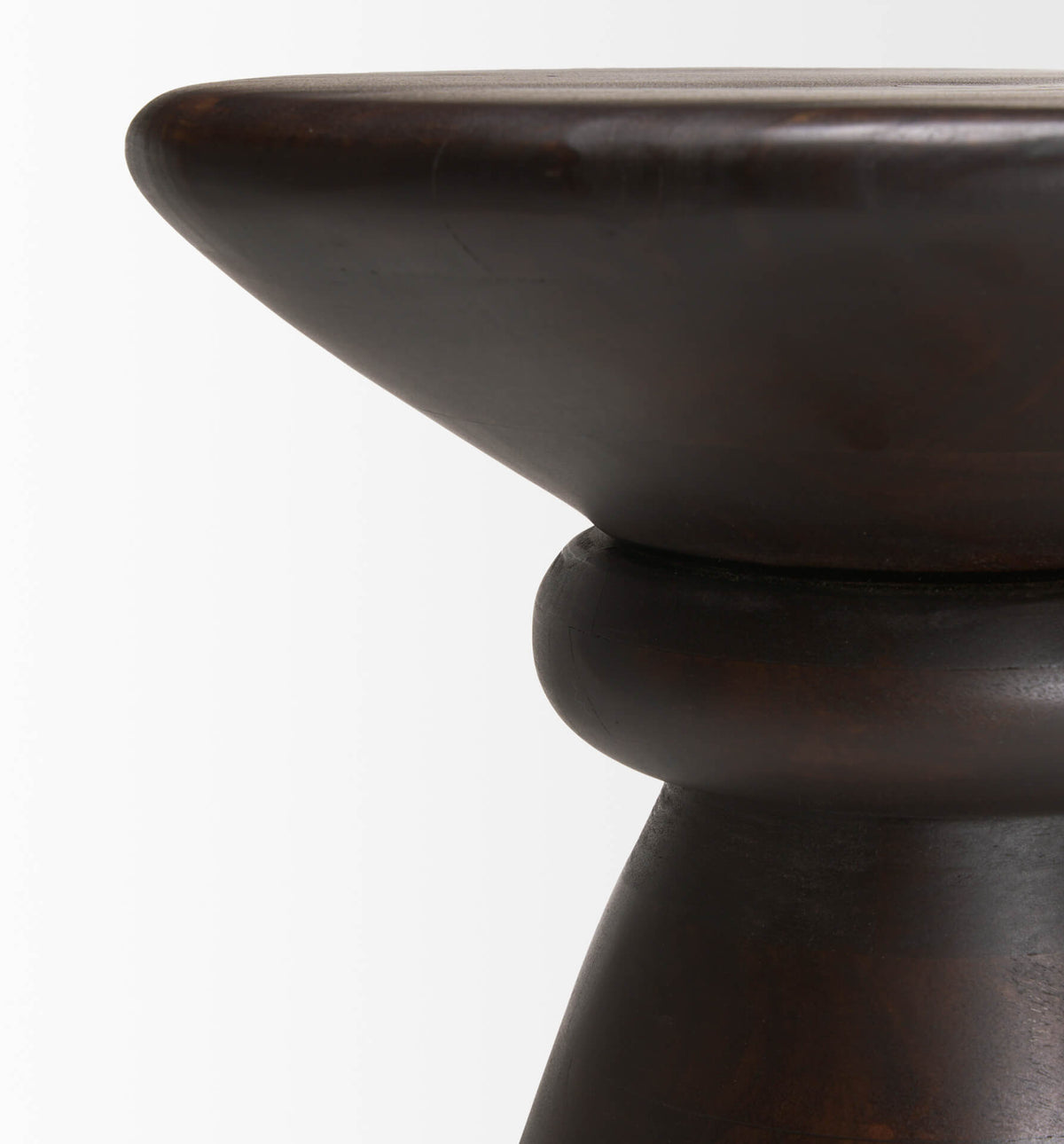 MERCANA PALMERA WOOD PEDESTAL ACCENT TABLE 70511