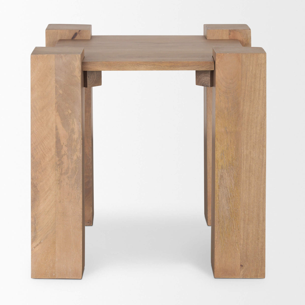 MERCANA  BETH WOOD SQUARE ACCENT TABLE 70633