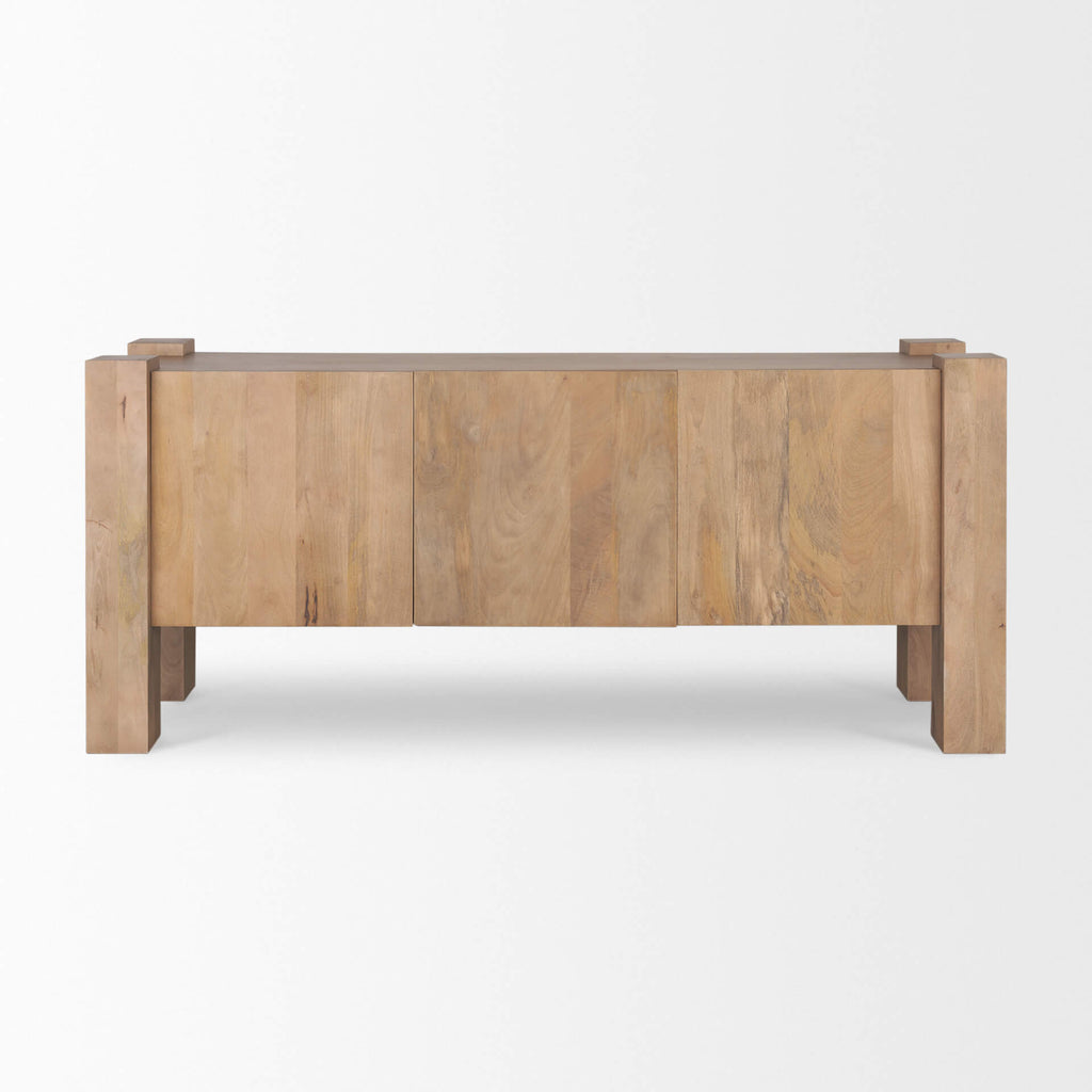 MERCANA  BETH WOOD 3 DOOR SIDEBOARD 70635
