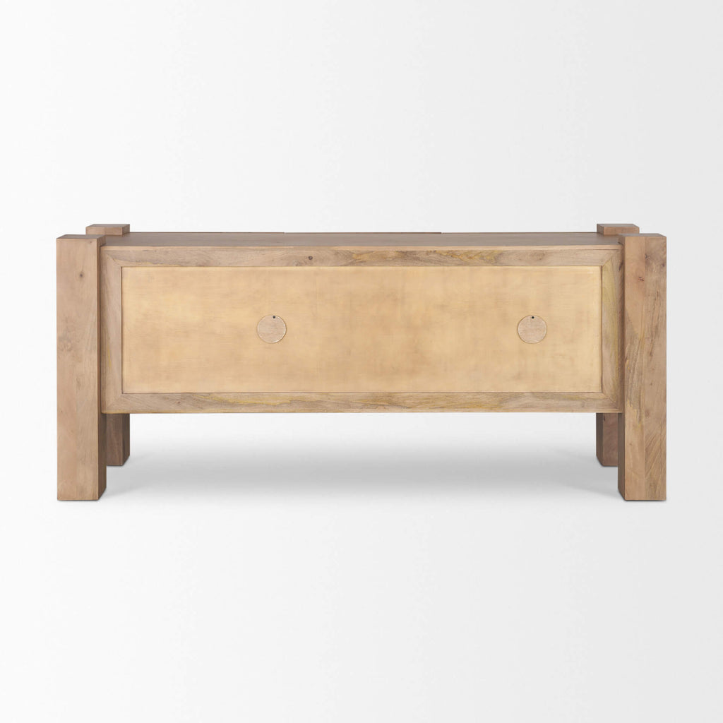 MERCANA  BETH WOOD 3 DOOR SIDEBOARD 70635