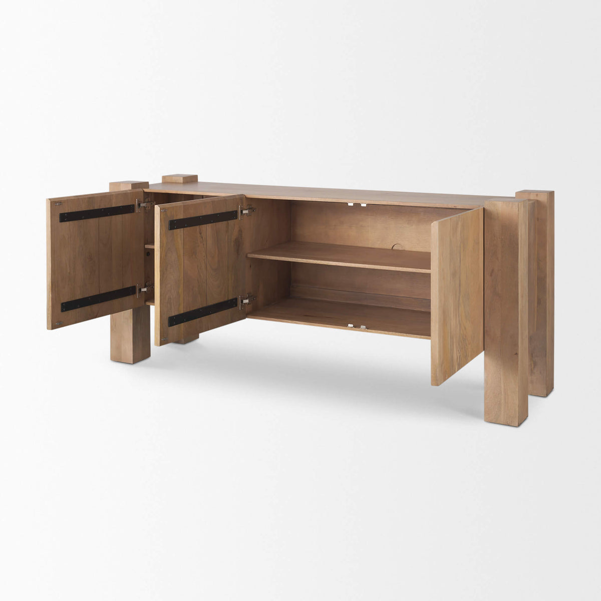 MERCANA  BETH WOOD 3 DOOR SIDEBOARD 70635