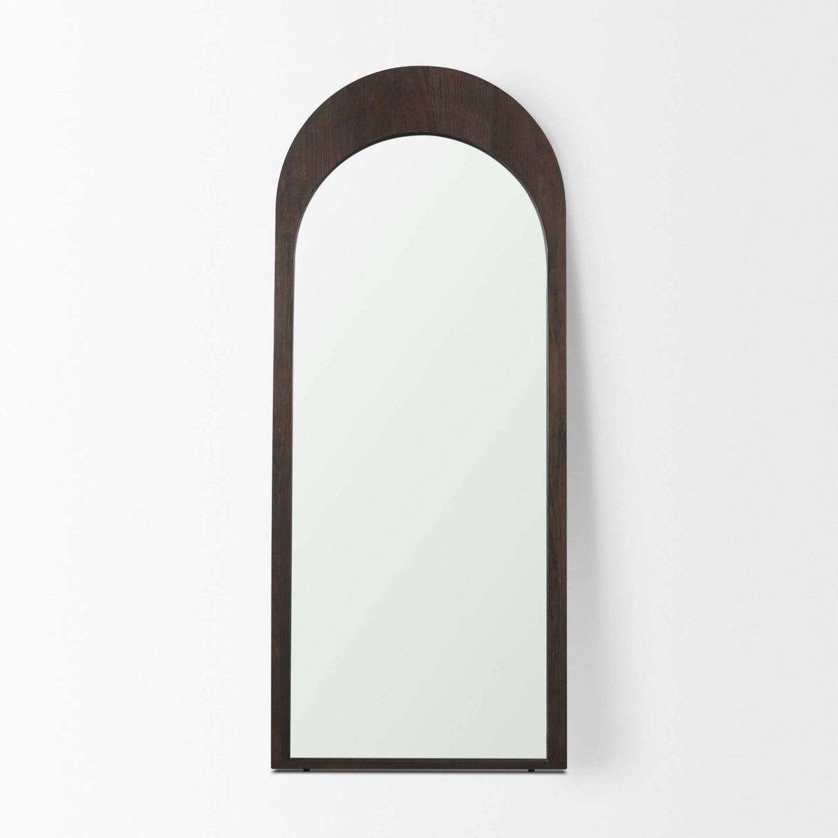 MERCANA CELESTE DARK BROWN WOOD FLOOR MIRROR 70621