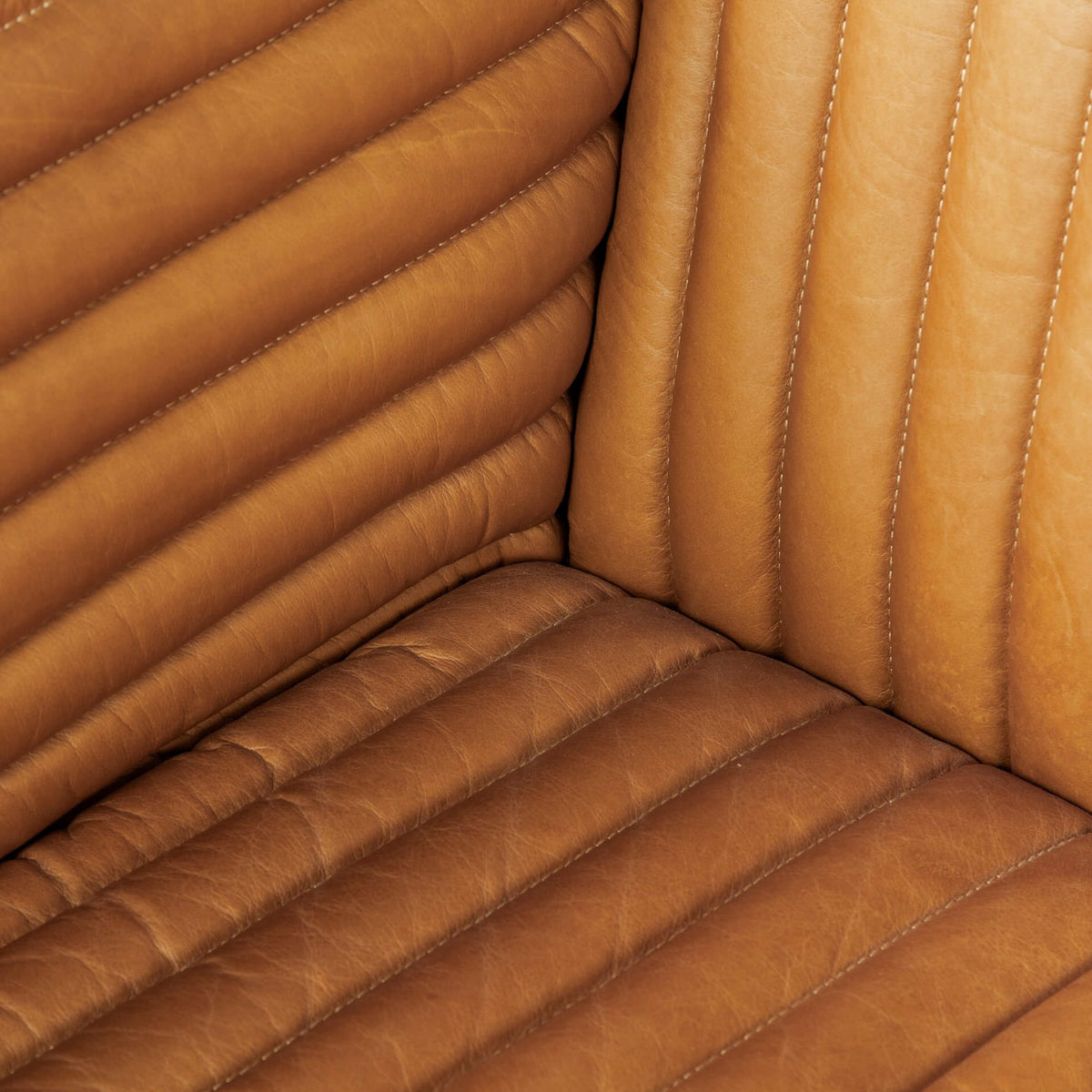 MERCANA RICCIARDO COGNAC LEATHER SOFA 70793