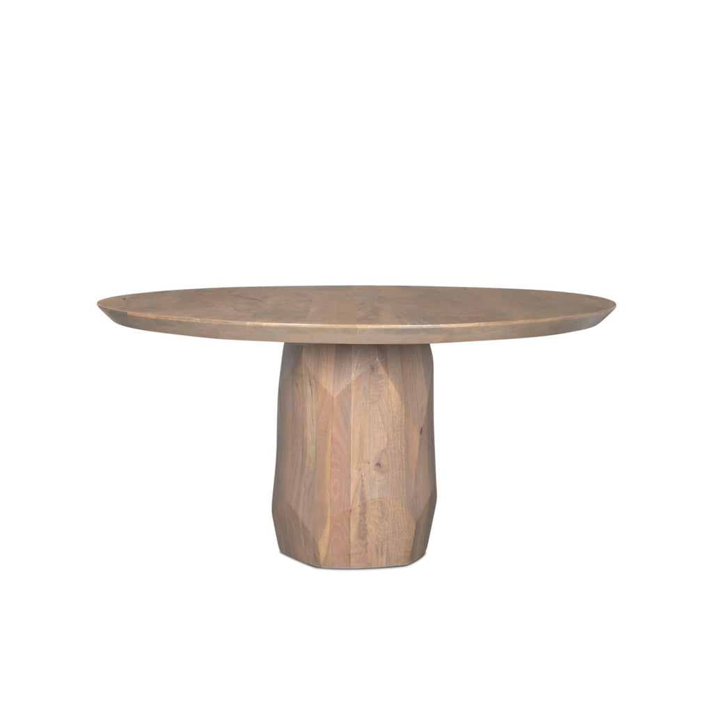 MERCANA FITZGERALD LIGHT BROWN WOOD DINING TABLE 70570-AB