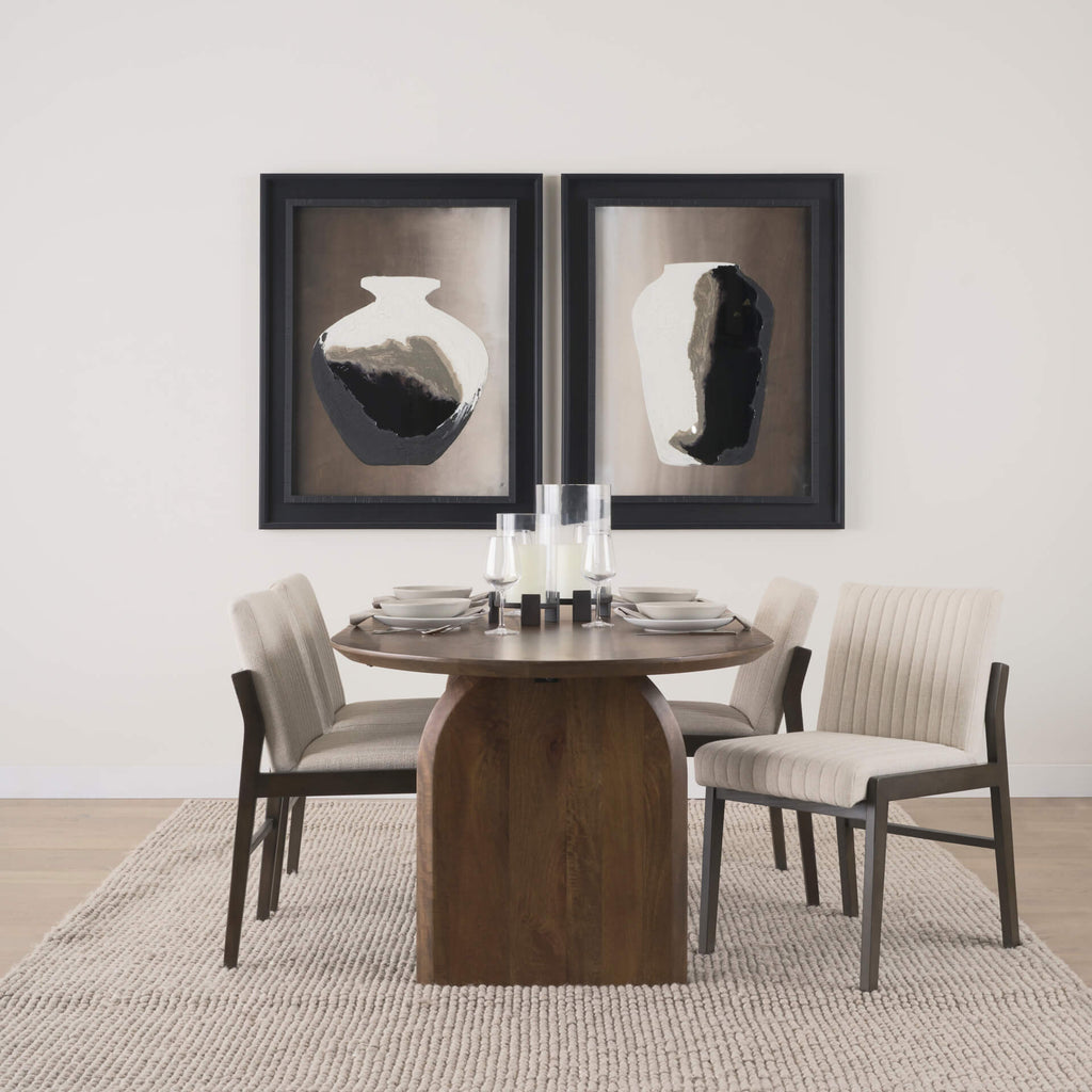 MERCANA TAHOE CREAM FABRIC DINING CHAIR 69833