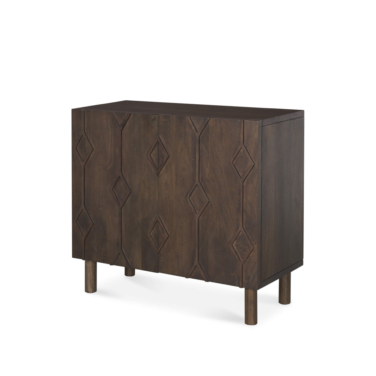 MERCANA HEERA DIAMOND MOTIF ACCENT CABINET 70645
