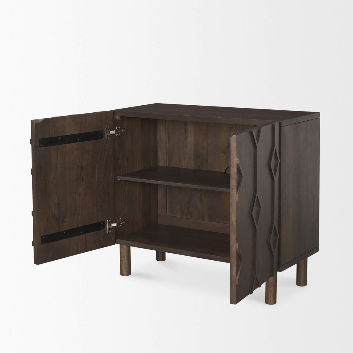 MERCANA HEERA DIAMOND MOTIF ACCENT CABINET 70645