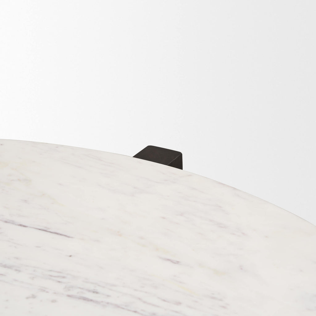 MERCANA BIANCA ROUND MARBLE COFFEE TABLE 70648-AB