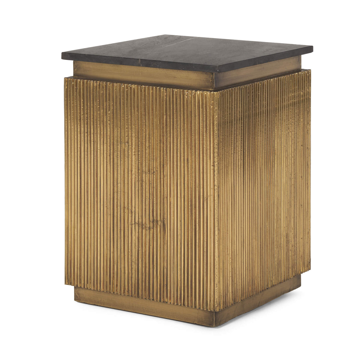 MERCANA SATIMA SQUARE FLUTED ACCENT TABLE 70778
