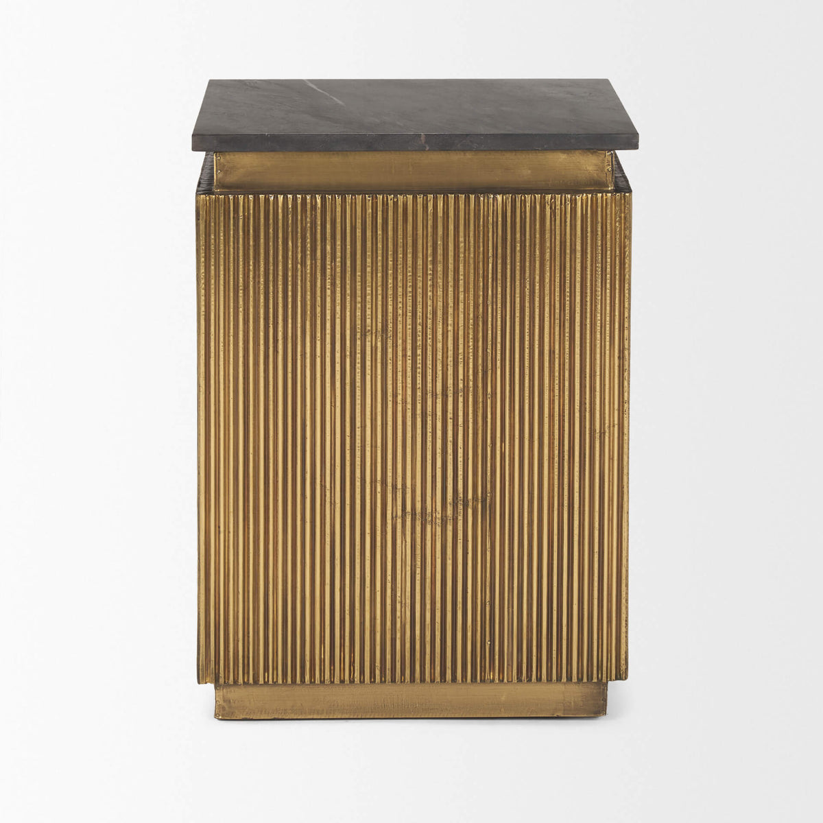 MERCANA SATIMA SQUARE FLUTED ACCENT TABLE 70778