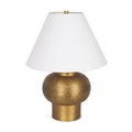 MERCANA SALAAH ANTIQUED GOLD BRUSHED METAL TABLE LAMP 70747