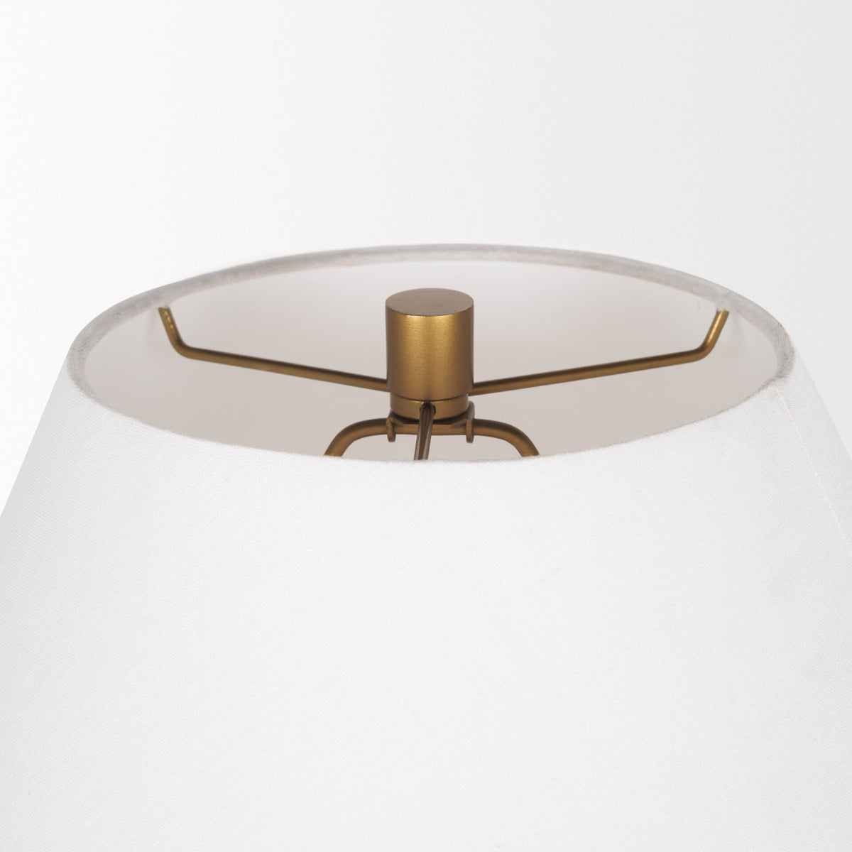 MERCANA SALAAH ANTIQUED GOLD BRUSHED METAL TABLE LAMP 70747