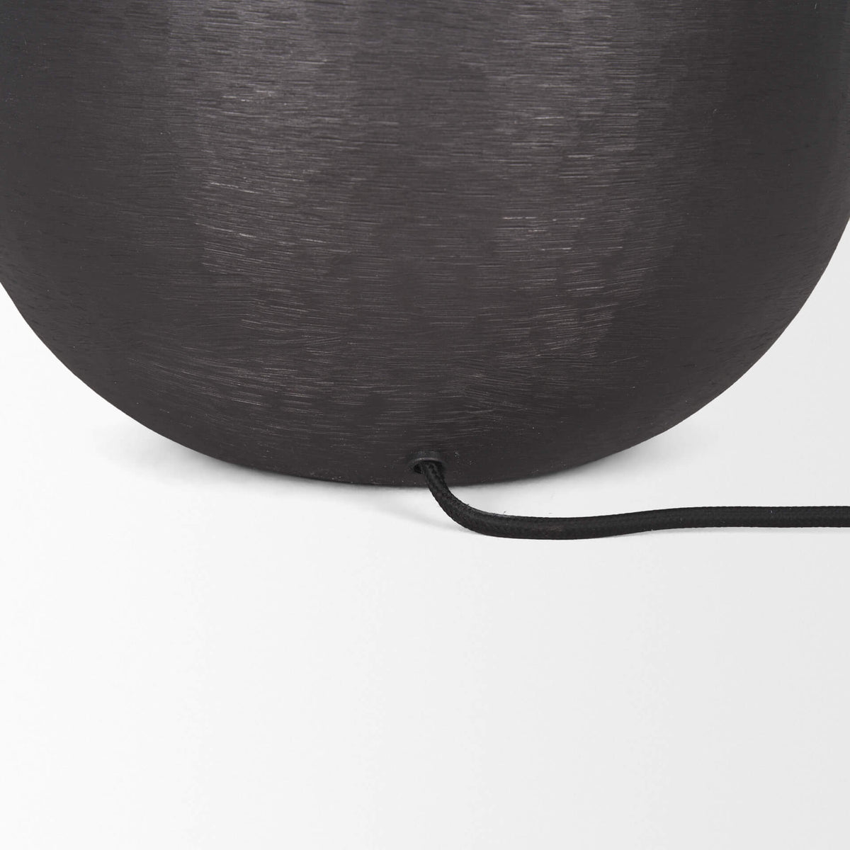 MERCANA SADIYAH BLACK BRUSHED METAL TABLE LAMP 70750