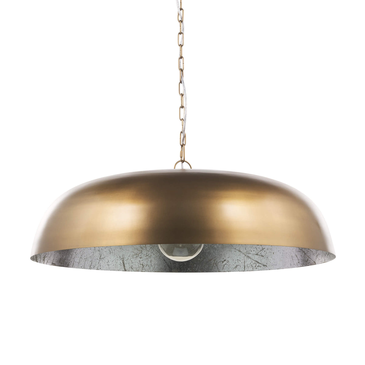 MERCANA SANNE ANTIQUED GOLD WIDE PENDANT 70758