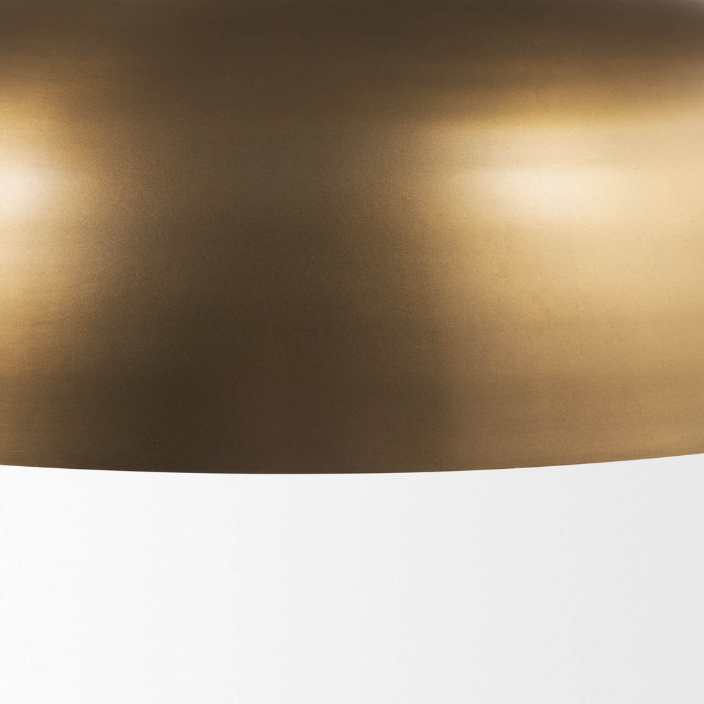 MERCANA SANNE ANTIQUED GOLD WIDE PENDANT 70758