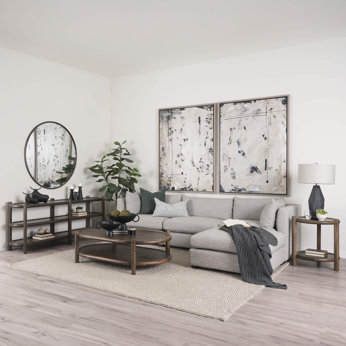 MERCANA ROMI OVAL COFFEE TABLE 70639