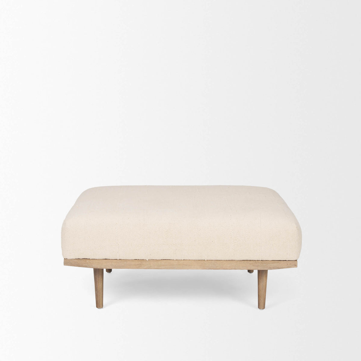 MERCANA SHAE OATMEAL FABRIC SQUARE OTTOMAN 70795