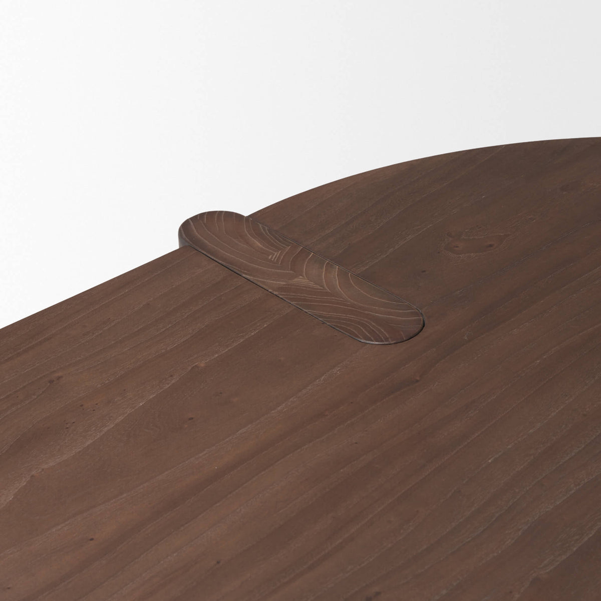 MERCANA SOHAN DARK ELM WOOD DINING TABLE 70853