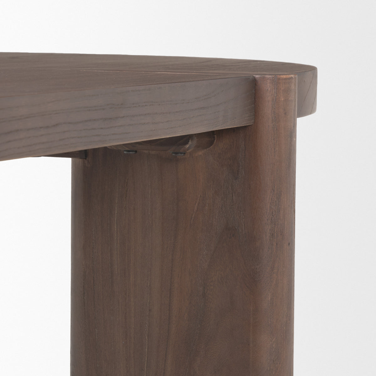 MERCANA SOHAN DARK ELM WOOD DINING TABLE 70853